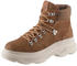 Marc O'Polo Lace-up boot in soft suede (90815336301315) tabacco