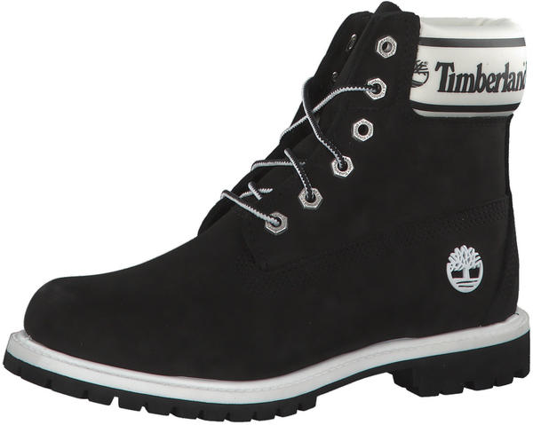 Timberland 6-Inch Logo Collar Boots black