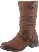Rieker Stiefel, Boots, Winterboots, Blockabsatz mit gerafftem slouchy-Schaft