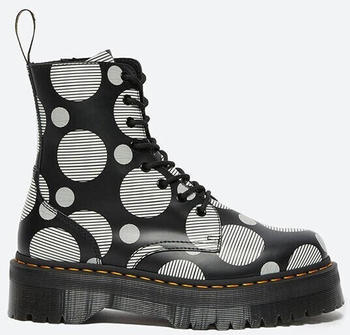 Dr. Martens Jadon Platform Polka Dot Smooth black