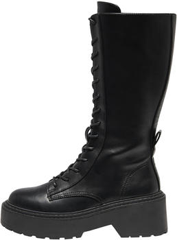 Only Onlbossi-3 Pu High Shaft Lace Up Boot (15238840) black