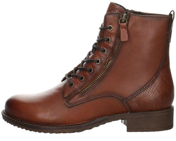 Tamaris Leather Boots W cognac