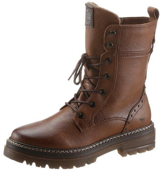 MUSTANG Shoes Zierriegel und Innenrei&szlig;verschluss braun