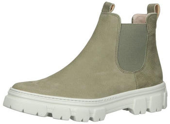 Paul Green Stiefelette Nubukleder grün