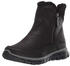 schwarz Microleather: Skechers Damen Synergy Collab Kurzschaft Microleather Faux Sherpa
