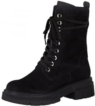 Marco Tozzi Damen 2-2-25207-27 Schnürstiefel Mode- schwarz Nubuck