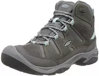 Keen 1026763, KEEN Damen Trekkingstiefel CIRCADIA MID WP W-STEEL GREY/CLOUD BLUE Grau