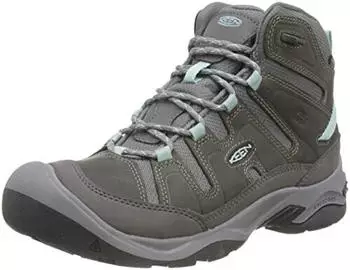 Keen Footwear Keen Damen Circadia Mid Waterproof Wanderstiefel Stahlgrau Wolkenblau