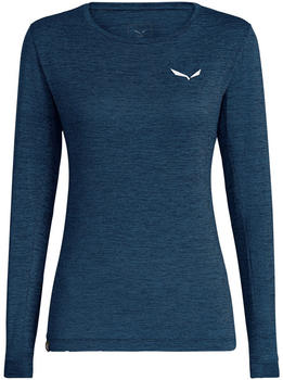 Salewa Puez Melange Dry’Ton Longsleeve T-Shirt Women blue navy blazer melange