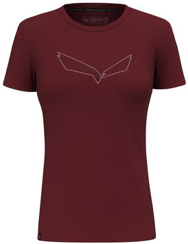 Salewa Pure Eagle Frame Dry'ton T-Shirt Women red syrah
