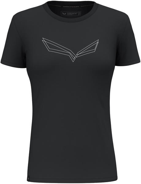 Salewa Pure Eagle Frame Dry'ton T-Shirt Women black black out melange