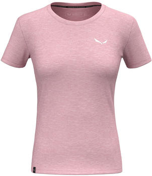 Salewa Eagle Minilogo Merino T-Shirt Women pink zephyr