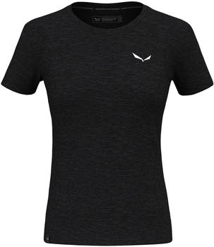 Salewa Eagle Minilogo Merino T-Shirt Women black black out