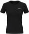 Salewa Eagle Minilogo Merino T-Shirt Women black black out