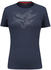 Salewa Pure Chalk Dryton T-Shirt Women blue navy blazer melange 3961