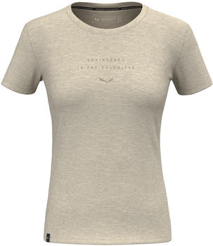 Salewa Eagle Eitd Merino T-Shirt Women beige oatmeal