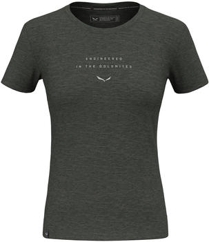 Salewa Eagle Eitd Merino T-Shirt Women green dark olive