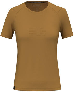 Salewa Eagle Poem Dry'Ton T-Shirt Women beige golden brown