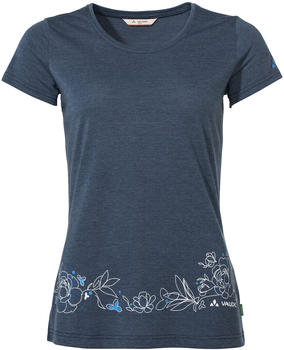 VAUDE Women's Skomer Print T-Shirt II (42626) dark sea uni