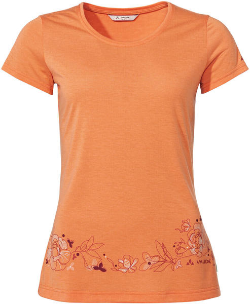 VAUDE Women's Skomer Print T-Shirt II (42626) sweet orange