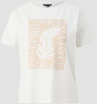 Comma T-Shirt mit Modal (2131131.01D2) weiß