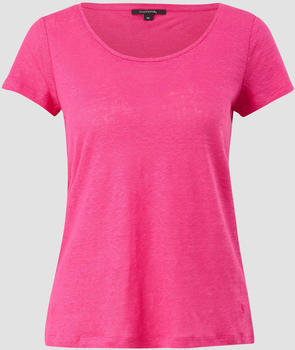 Comma T-Shirt aus Leinen (2131158) pink