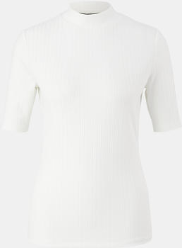 Comma T-Shirt mit Turtleneck (2140716.0120) weiß