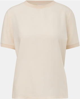 Comma T-Shirt aus Viskose (2145861.8009) weiß