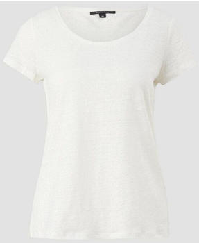 Comma T-Shirt aus Leinen (2131158) weiß