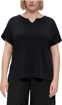 S.Oliver Piqué-Shirt aus Modalmix (2131912) schwarz