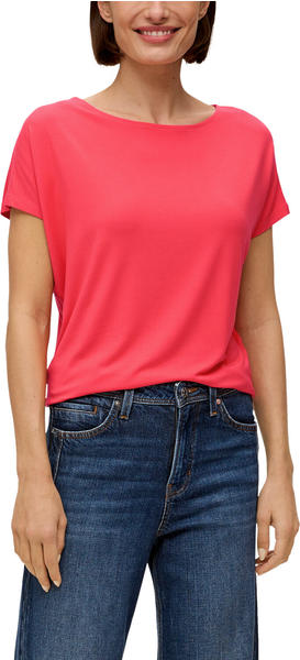 S.Oliver T-Shirt aus Viskosestretch (2149387) rosa