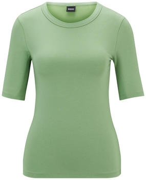 Hugo Boss Slim-Fit T-Shirt aus elastischem Modal-Mix (50461122) grün