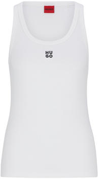 Hugo Tanktop aus Baumwoll-Mix mit Stack-Logo (50514489) weiß