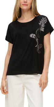S.Oliver T-Shirt mit Pailletten (2145271) schwarz