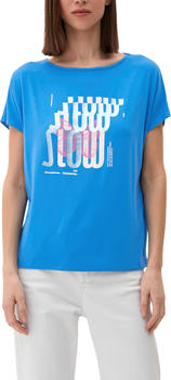 S.Oliver T-Shirt mit Frontprint (2130697) blau