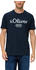 S.Oliver T-Shirt mit Label-Print (2139909) blau