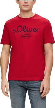 S.Oliver T-Shirt mit Label-Print (2139909) rot