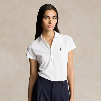 Polo Ralph Lauren Slim-fit Stretch Polo Shirt (527507) white