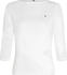 White: Tommy Hilfiger New Cody Slim 3/4 Sleeve T-shirt (WW0WW40589)