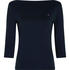 blue: Tommy Hilfiger New Cody Slim 3/4 Sleeve T-shirt (WW0WW40589)