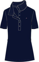 Tommy Hilfiger Poloshirt 1985 WW0WW42047 Dunkelblau Slim Fit Female