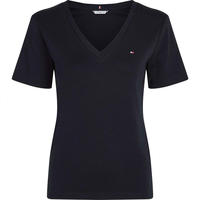 Tommy Hilfiger T-Shirt "CODY V-NECK SHORT SLEEVE" mit V-Ausschnitt, Baumwolle,...