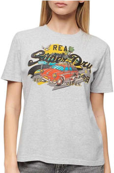 Superdry La Vl Graphic Relaxed T-shirt (W1011401A) grey