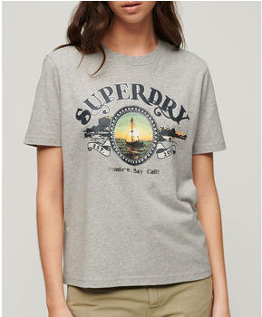 Superdry Travel Souvenir Relaxed T-shirt (W1011422A) beige