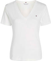 Tommy Hilfiger T-Shirt New Cody WW0WW40584 &Eacute;cru Slim Fit Creme Female