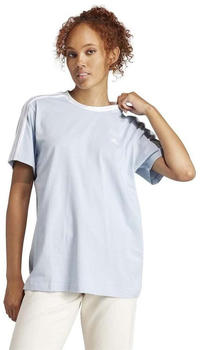 Adidas Essentials Boyfriend 3 Stripes Short Sleeve T-shirt (IS1563) white