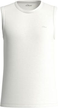 S.Oliver Ärmelloses Shirt aus Baumwolle (2146615) weiß