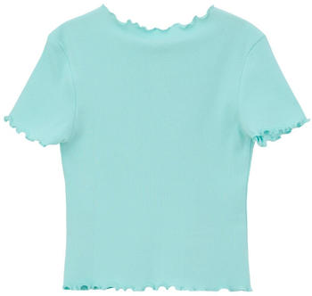 S.Oliver T-Shirt mit Rollsaum (2142485) blau