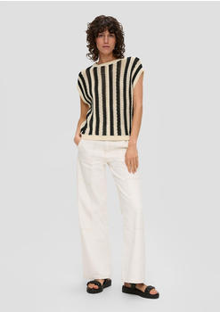 S.Oliver Ärmelloses Stricktop aus Baumwolle (2146566) schwarz