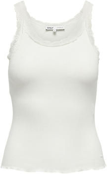 Only Sharai Lace Tank Top (15292057) cloud dancer